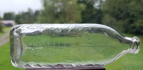 Vintage 1950's ~ Glass ~ Nursing/Baby Bottle ~ 8 Oz ~ Embossed Crawling Infant-1 Item image 9