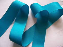 150 Yds 1 1/2" Width Tornado Blue Grosgrain Ribbon Trim Jackets, Crafts Decor - $51.00