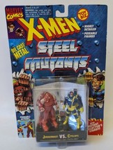 1994 Toy Biz Marvel X-MEN Steel Mutants Juggernaut Vs. Cyclops Action Figures - £11.99 GBP