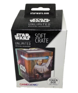 Star Wars Soft Crate Token Box Obi Wan Kenobi Darth Maul Holds 60 Card Deck - $9.89