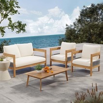 Porto Outdoor Loveseat &amp; Patio Table Set - £841.74 GBP