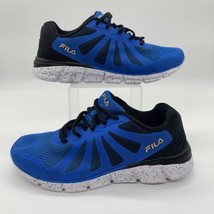 Fila Fraction 2 Lace Up Sneakers Blue Black Boy's Size 7 W - £13.44 GBP