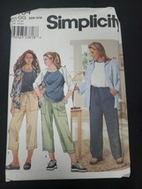 Simplicity Sewing Pattern 9134 Shirt, Pants, Top Size 26W-32W Uncut - $90.82 MXN
