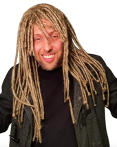 Dreadlock Wig For Men Hippie Gangster Beach Bum Reggae Rasta Man Homeless Dreads - £16.25 GBP