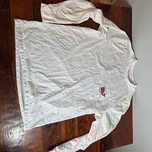 Vineyard Vines Mens XL White Long Sleeve Holiday Whale Graphic Pocket T-... - $15.99