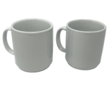 William Sonoma White Everyday Dinnerware Coffee Mugs Set of 2 - £11.38 GBP