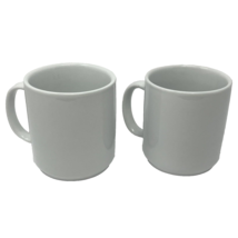 William Sonoma White Everyday Dinnerware Coffee Mugs Set of 2 - £11.21 GBP