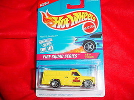 Hot Wheels #425 Rescue Ranger With 5 Spoke Rims Fire Squad Series Free Usa Ship - £6.86 GBP