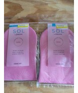 Lot Of 2 SOL by Jergens Sunless Tanning Body Application Mitt Free Shipping - €6,82 EUR