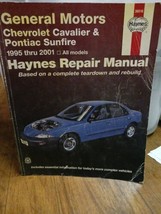 Chevrolet Cavalier Pontiac Sunfire 1995-2005 GM Haynes repair manual Book 38016 - £7.78 GBP