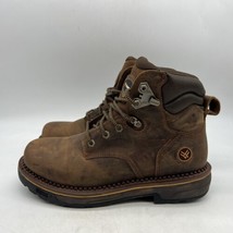 Hawx Crew Chief Men&#39;S Soft Toe Work Boot Brown Size 12 D - £32.95 GBP