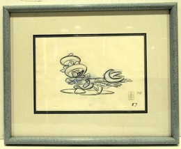 Vintage The Three Caballeros Animation Rough Drawing by Hal Ambro  - £700.36 GBP