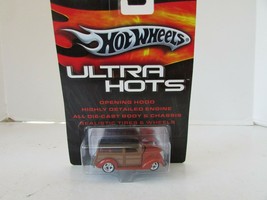 Hot Wheels L0493 Ultra Hots &#39;37 Ford Woody Rust Brown Lot D - £7.28 GBP