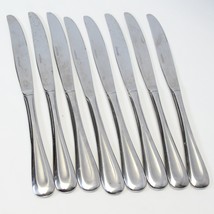 Oneida Sand Dune Satin Dinner Knives 9 1/8&quot; Stainless Lot of 8 - £17.98 GBP