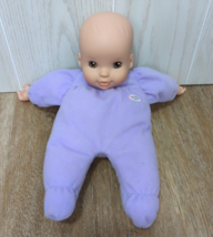 Zapf Baby Born baby doll vinyl head purple soft body brown eye Loves to ... - $15.58