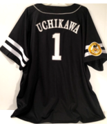 Seiichi Uchikawa #1 Softbank Hawks Black Fukuoka Baseball Japanese Jersey 2XL - $154.91