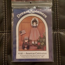Sewing Pattern #140 Dream Spinners American Celebrations 28" Dolls 1987 UNCUT - £7.45 GBP