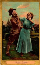 The Army -A MISFIRE -Vintage Military Postcard cir. 1908 bkC - £3.11 GBP