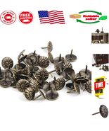 Vintage 100Pcs Upholstery Tacks - Ideal Studs for Furniture and Wall Decor - $17.81