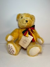 Hermann Jointed Teddy Bear 1990 Mohair German 499/3000 Lim. Ed. - $50.00