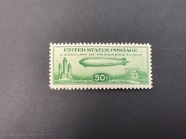 1933 US Airmail Postage Stamp C18 Baby Zeppelin 50 cent  MNH FG VF - $47.21