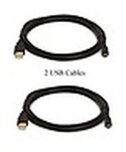 2 USB Cables for Kodak CD33 CD40 CD43 CD50 CD80 CD82 CD90 CD93 CD703 CD9... - £8.38 GBP