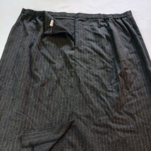 Back Zipper Women's Gray Skirt With Stripes Plus Size 22W Measured (42×27) image 7