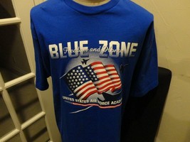 Vtg 90&#39;s Air Force Falcons Blue Zone Jansport NCAA Cotton TShirt Adult X... - £21.53 GBP