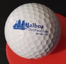 Balboa Thrift &amp; Loan Logo Golf Ball Nike Vintage Advertising Premium Pre... - $9.89