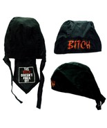 BUY 1 GET ONE FREE BITCH FALL OFF BANDANNA CAPS #203 bikers hat cap BIKE... - $6.59 CAD