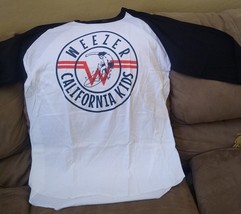 WEEZER - California Kids 3/4 Sleeve Jersey T-shirt ~Never Worn~ XL - £18.80 GBP