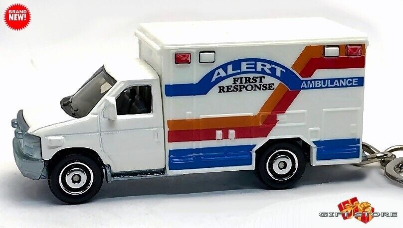  RARE KEY CHAIN PARAMEDIC AMBULANCE ALERT FIRST RESPONSE EMS MEDIC RESCUE  - $28.98