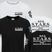 Resident Evil RPD STARS Raccoon T-Shirt Long sleeve Cosplay Costume Unif... - £18.10 GBP