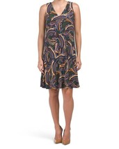 NEW ANNE KLEIN NAVY TRAPEZE  FLARE  DRESS SIZE 12 $99 - $53.99