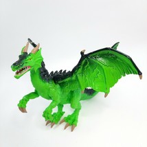 JASMAN Mythical Dragon Series Large Green Dragon Fantasy Wings Move KB Toys 2004 - £18.60 GBP