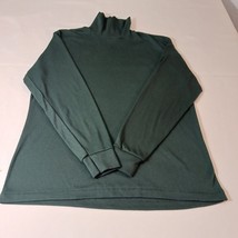 Vintage Bobbie Brooks Anywear Men&#39;s Green Cotton Blend Long Sleeve Sweat... - €11,26 EUR