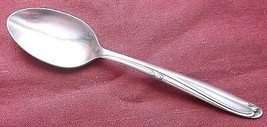  Oneida S.L &amp; G.H. Rogers Stainless Paramount Soup Spoon Scroll on Side ... - £4.72 GBP