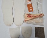 Compleat Angler Woven Felt Replacement Sole Parts Boots With Cement Vtg - £14.27 GBP