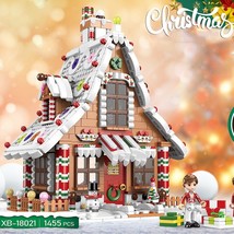 Santa Claus Gingerbread House Building Block Music Box - $30.57+
