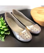 CL by Laundry gold mine studded glitter flats Women’s Size 9.5 - $30.11 CAD