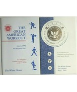 (2) WHITE HOUSE brochures: The Great American Workout 1991 &amp; 1992 - $13.56 CAD