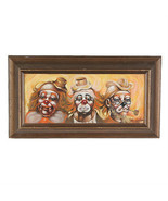 &quot;Your Favorite Clown Is?&quot; By Anthony Sidoni 1998 Signed Oil Painting - $39,674.73 MXN