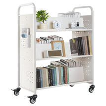 VEVOR Rolling Library Book Cart, 330 lbs Capacity, 38.2 x 20.3 x 48.2-In... - $174.90