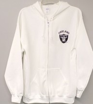 NFL Oakland Raiders Adult Embroidered Full Zip Hoodie S-4XL, LT-4XLT New - $34.19+