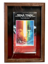 Custom Star Trek I VHS Shadow Box Maple | Gradient | Home Theater Decor - £33.20 GBP