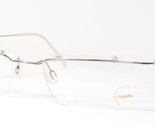 Vintage NIGURA N 5095 C Argent Unique Rare Lunettes Monture 52-19-140mm - $58.75