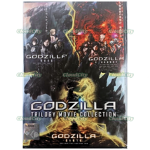 DVD GODZILLA Trilogy Movie Collection English Dubbed &amp; Subtitles All Region - £21.56 GBP