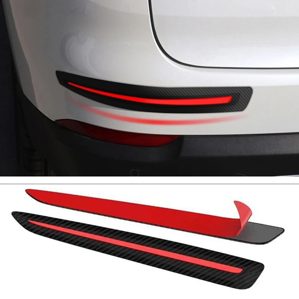 2pcs Car Sticker Bumper Protection Front Rear Ee Corner Guard Scratch Protectior - £44.03 GBP
