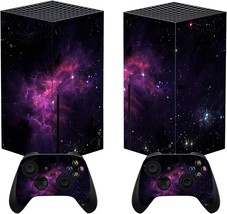 For The Xbox Series X, Playvital Purple Nebula Custom Vinyl Skins, Wrap ... - $30.93