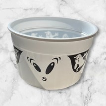 Vintage McDonalds Black White Ghost Happy Meal Halloween Bucket 1993 No Top - $45.42 MXN